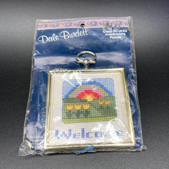 Dale Burdett Welcome Rainbow CM 801 Counted Cross Stitch New Sealed - Picture 1 of 9